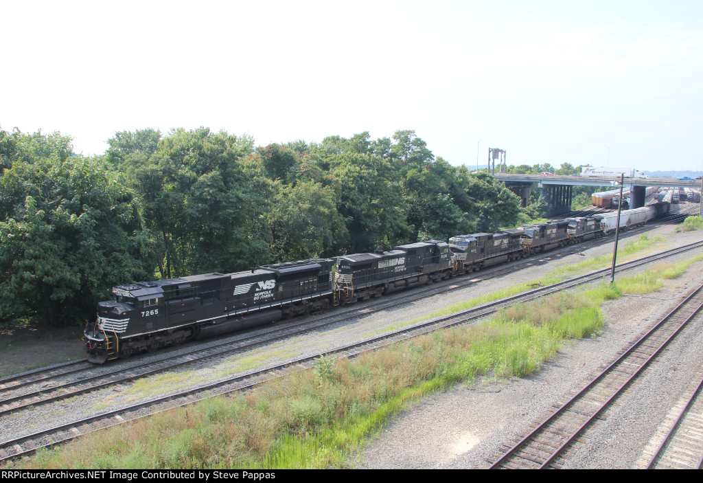 Train 35A assembling at Enola Yard.